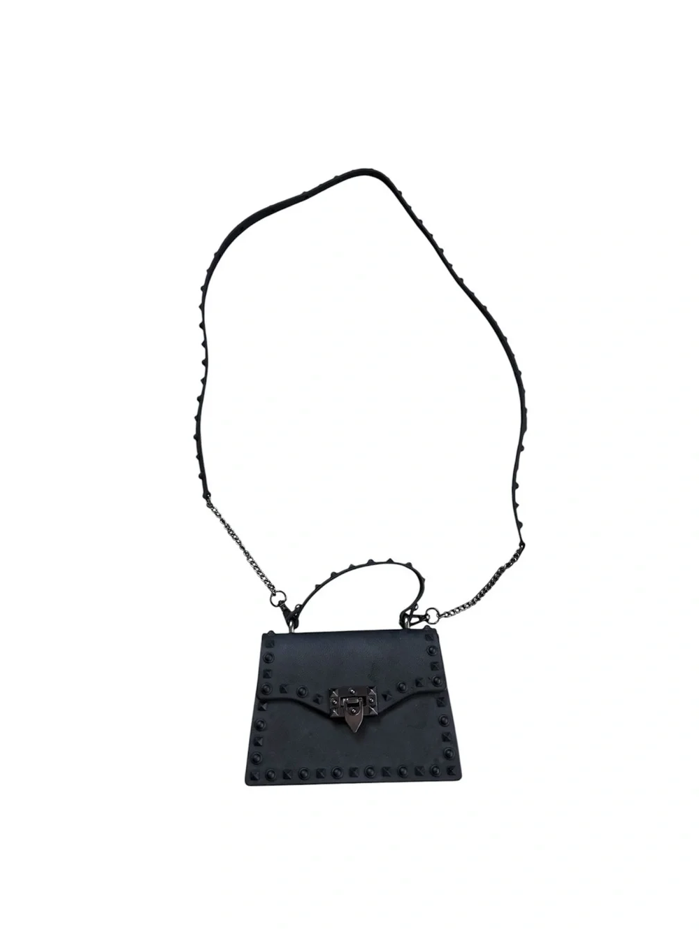 Sheree Elizabeth Black Jelly Studded Bag